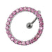 Moving Jeweled Circular Design Belly Ring - Monster Piercing