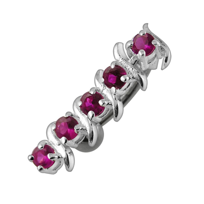 Fancy Jeweled Belly Piercing Jewelry - Monster Piercing