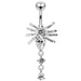 Jeweled Spider Navel Ring - Monster Piercing