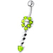 Fancy Flower Dangling Jeweled SS Belly Ring Body JewelryÊ - Monster Piercing