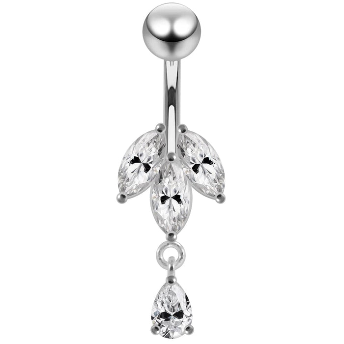 Fancy Jeweled Navel bar - Monster Piercing