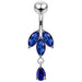 Fancy Jeweled Navel bar - Monster Piercing