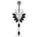 Jeweled Belly Navel Ring - Monster Piercing