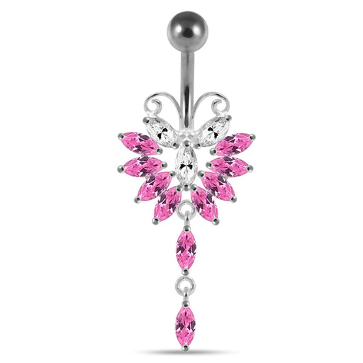 Jeweled Belly Navel Ring - Monster Piercing