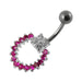 Beautiful Moving Jeweled Belly Ring - Monster Piercing