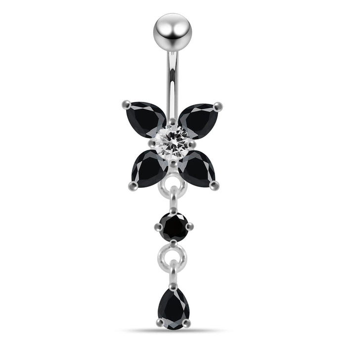 Jeweled Fancy Belly Navel Body Jewelry - Monster Piercing