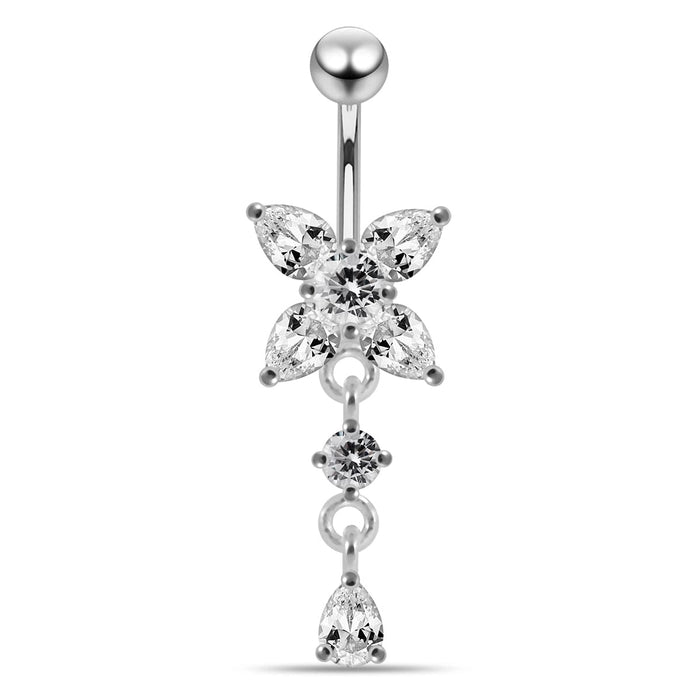 Jeweled Fancy Belly Navel Body Jewelry - Monster Piercing