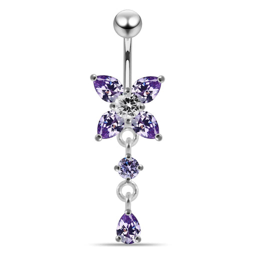 Jeweled Fancy Belly Navel Body Jewelry - Monster Piercing