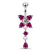 Jeweled Fancy Belly Navel Body Jewelry - Monster Piercing