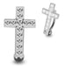 Jeweled Fancy Cross Design Belly Ring - Monster Piercing