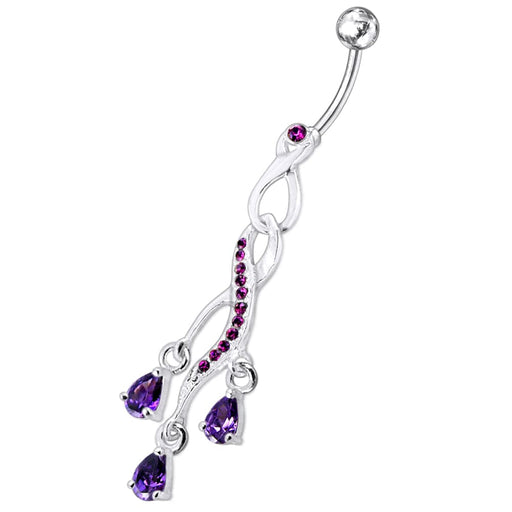 Chandelier Design Belly Ring - Monster Piercing