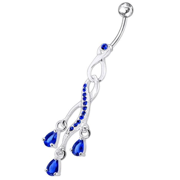 Chandelier Design Belly Ring - Monster Piercing