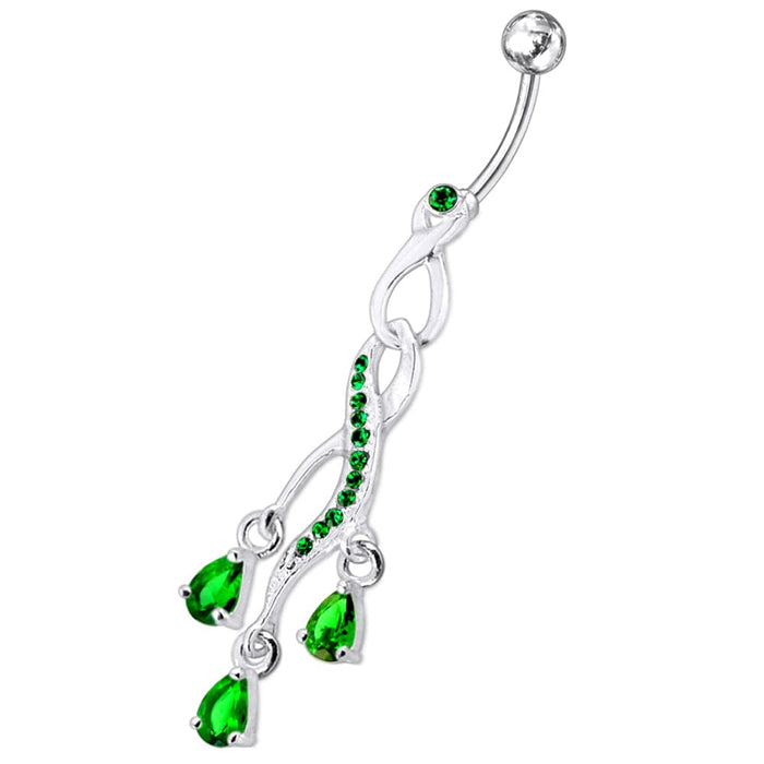 Chandelier Design Belly Ring - Monster Piercing