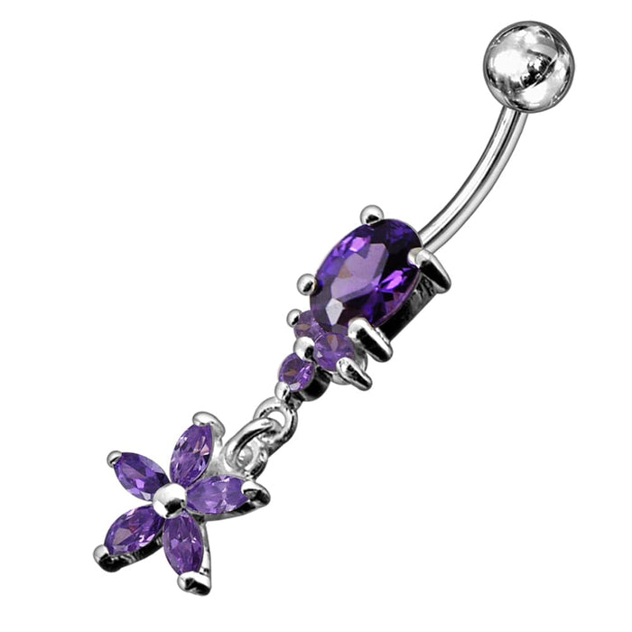 Dangling Star Belly Ring - Monster Piercing