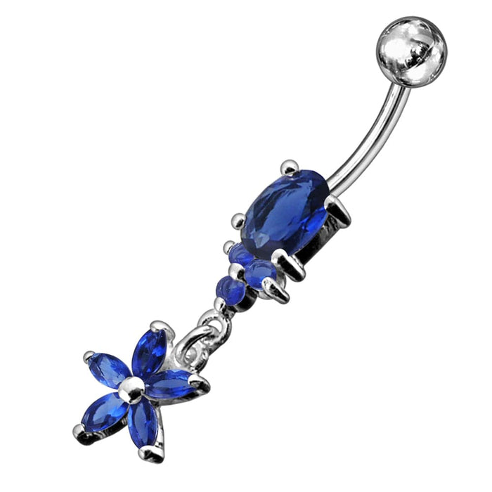 Dangling Star Belly Ring - Monster Piercing