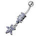 Dangling Star Belly Ring - Monster Piercing