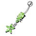 Dangling Star Belly Ring - Monster Piercing