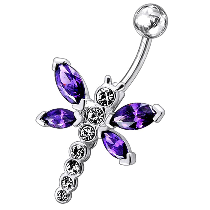 925 Sterling Silver Navel Belly Ring - Monster Piercing