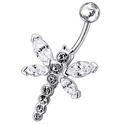 925 Sterling Silver Navel Belly Ring - Monster Piercing