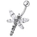 925 Sterling Silver Navel Belly Ring - Monster Piercing