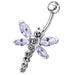 925 Sterling Silver Navel Belly Ring - Monster Piercing