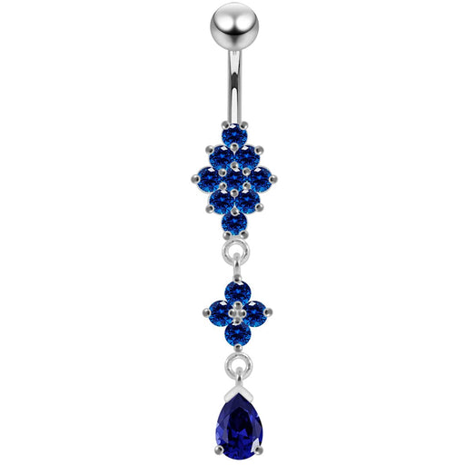 Charming Look Dangling Belly Moving Ring - Monster Piercing