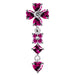 Flower Dangling Belly Moving Ring - Monster Piercing