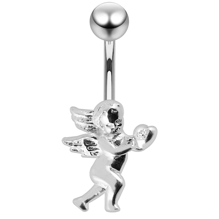 Jeweled Angel Belly Button Ring - Monster Piercing