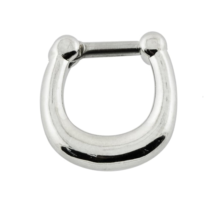 Plain Style Septum Clicker Ring - Monster Piercing