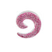 UV Pink Glitter Spiral Ear Stretcher Body Jewelry - Monster Piercing