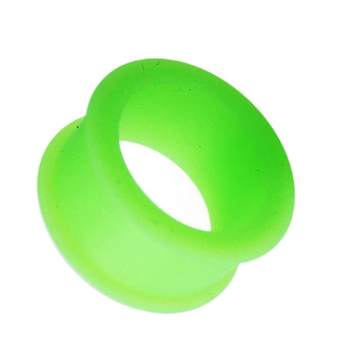 Green Silicone Ear Tunnel - Monster Piercing