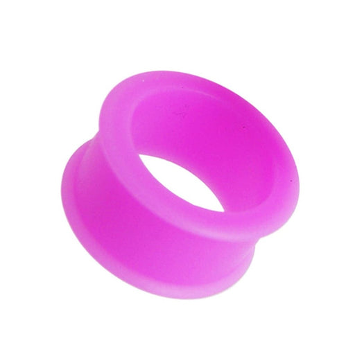 Purple Silicone Ear Tunnel - Monster Piercing