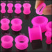 Pink Silicone Ear Tunnel - Monster Piercing