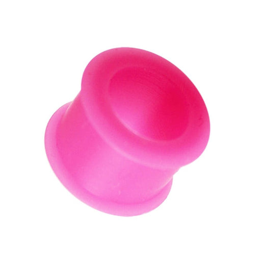 Pink Silicone Ear Tunnel - Monster Piercing