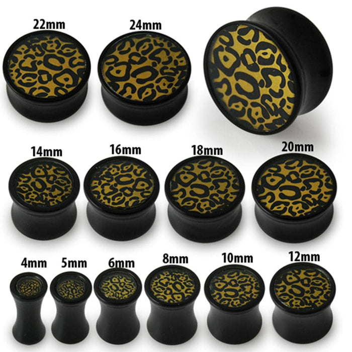 Double Flared Black Ear Plug - Monster Piercing