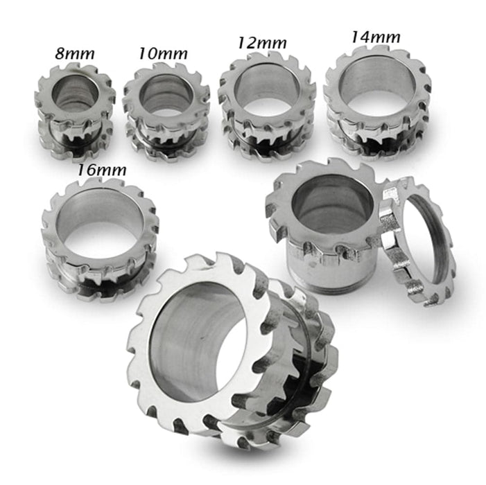 Saw Blade Screw Fit Flesh Tunnel - Monster Piercing