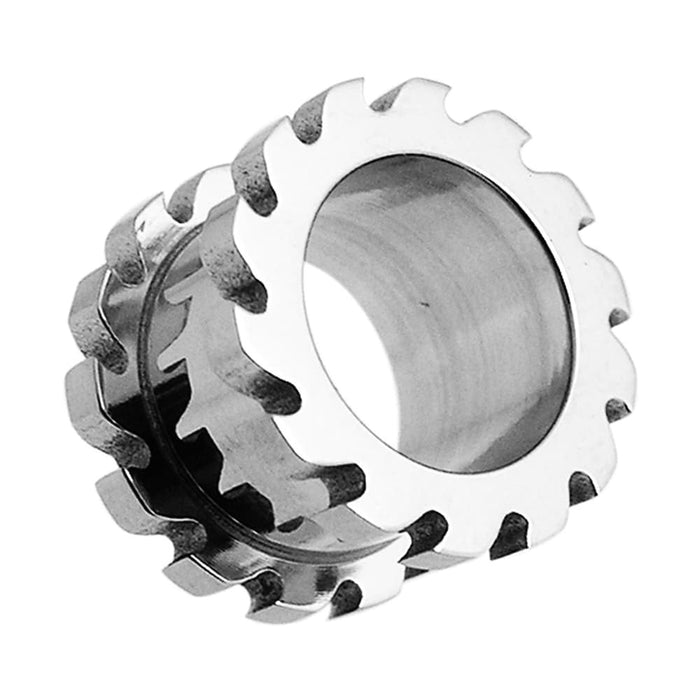 Saw Blade Screw Fit Flesh Tunnel - Monster Piercing