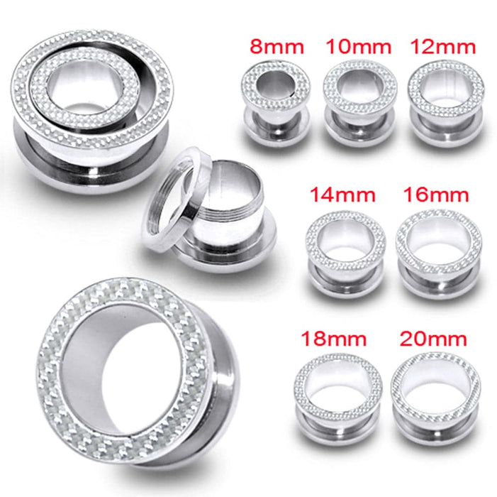 Surgical Steel Screw Fit Flesh Tunnel - Monster Piercing