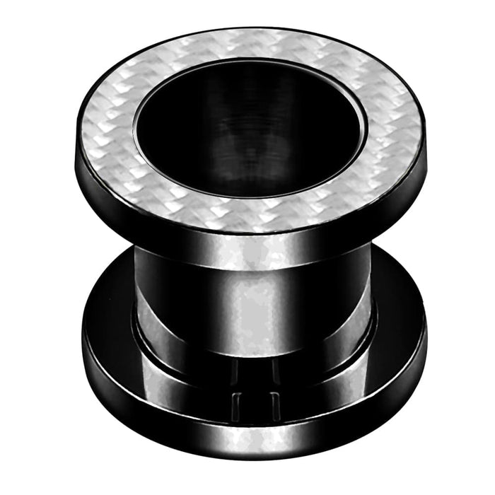 Blackline Screw Fit Flesh Tunnel - Monster Piercing