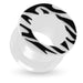 UV Zebra Screw Fit Flesh Tunnel - Monster Piercing