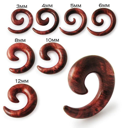 Acrylic Spiral Twist Flesh Tunnel Expander - Monster Piercing