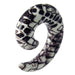 Snakeskin Print Acrylic Spiral Twist Flesh Tunnel Expander - Monster Piercing