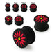 Embossed Flower Silicone Ear Plug - Monster Piercing