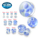 Blue Pebble Pyrex Glass Ear Plug - Monster Piercing