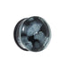 Grey Pebble Pyrex Glass Ear Plug - Monster Piercing