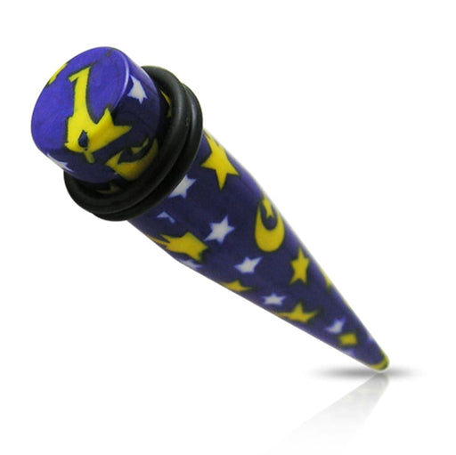 Midnight Stars Straight Ear Expander - Monster Piercing