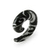 B&W UV Acrylic Spiral Ear Taper - Monster Piercing