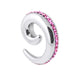 Pink Jeweled Spiral Expander - Monster Piercing