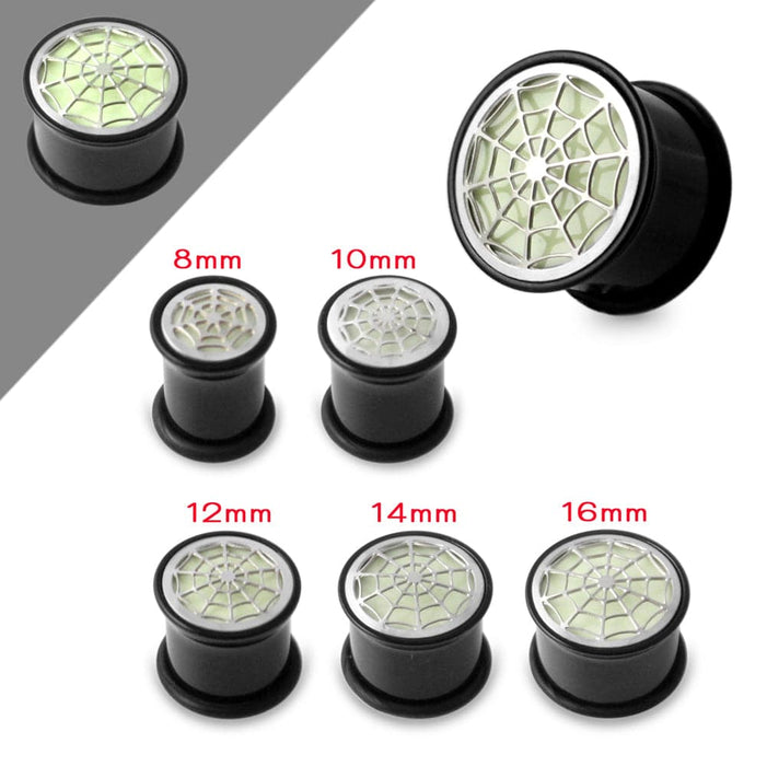 Glow In The Dark Plate Ear Plug - Monster Piercing