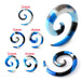 Blue Beach Spiral Expander - Monster Piercing